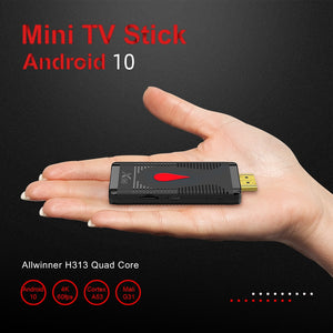 Smart fire TV Stick 4K X96 S400 Android 10 TV Box Allwinner H313 2GB 16GB 60fps 2.4G Wifi Google Media Player TV Dongle Receiver