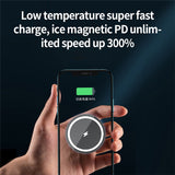 15W Magnetic Wireless Car Charger Phone Holder For Iphone Xiaomi Huawei Samsung Fast Charge Air vent Mount Mini Car Phone Holder - Virtual Blue Store