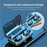 Wireless Bluetooth Earphone headphones Active Noise Cancellation with Charging Case for IPhone iPad - Virtual Blue Store