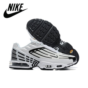 Hava MAX art? 3 TN erkek ko?u ayakkab?lar? kaymaz rahat nefes a??k spor ayakkab? siyah beyaz #01 - Virtual Blue Store