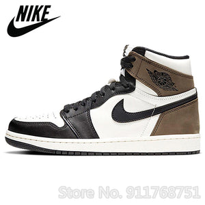 Original Athletic aj 1 AJ1 High OG AJ1 Men Shoes Basketball Sneakers Sport Shattered Backboard Dark Mocha - Virtual Blue Store