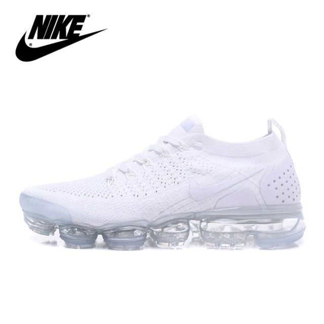 Special offer Vapormax Flyknit 2.0 men's and women's mesh laces breathable comfortable lightweight jogging sneakers EUR36-45 - Virtual Blue Store