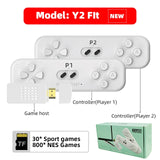 DATA FROG Retro Game Stick With 2.4G Wireless Controller 4k Classic Motion Sensing Game Console Video Game Built in 800 NES Game