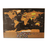 1 Pcs Flag Version World Map 40 * 30cm Decorative Wall Poster For Students&#39; Teaching Equipment Decoration Wall Stickers Map