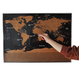 1 Pcs Flag Version World Map 40 * 30cm Decorative Wall Poster For Students&#39; Teaching Equipment Decoration Wall Stickers Map