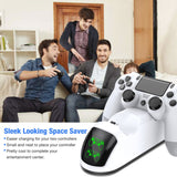 For PS4 Dual USB Handle Fast Charging Dock Station Stand Charger for Playstation 4/PS4 Slim/Pro Game Controller Joystick Gamepad