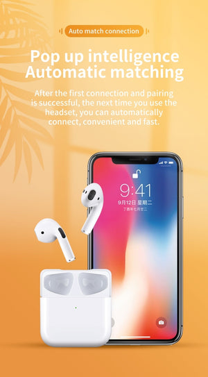 NR-550 Upload private photos Wireless Charging LED Power Display TWS Bluetooth 5.1 Earphones Wireless Headphone Earbuds Headsets - Virtual Blue Store