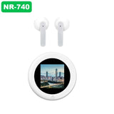 NR-550 Upload private photos Wireless Charging LED Power Display TWS Bluetooth 5.1 Earphones Wireless Headphone Earbuds Headsets - Virtual Blue Store