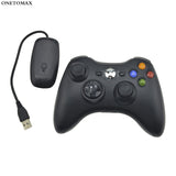 Wireless/Wired Controller Gamepad Compatible with XBOX 360 Wireless Joystick Joypad Compatible with Xbox & Slim 360 PC Windows
