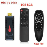 Smart fire TV Stick 4K X96 S400 Android 10 TV Box Allwinner H313 2GB 16GB 60fps 2.4G Wifi Google Media Player TV Dongle Receiver