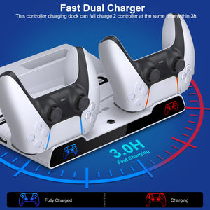 Cooler Fans For PS5 Cooling Fan Playstation 5/PS5 Vertical Cooling Stand For PS5 Controller Charger Disc/Digital Edition Console