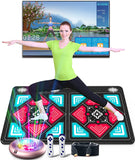 Double Dance Pad TV Computer  Wireless Controller Game Console for Adult Kids Portable Musical Blanket Non-Slip