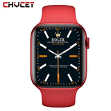 CHYCET Smart Watch 7 Series 44mm IWO Smartwatch Men Sport 1.75 Inch Split Screen Sleep Monitor Women Watches for Ios Android