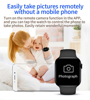 Smart Watch Men Smartwatch Women Fitness Tracker Music Control Sleep Monitor IWO Watches For Iphone Xiaomi Huawei Android