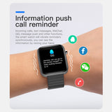 Xiaomi Smart Watch Men Body Temperature Measure Heart Rate Blood Pressure Oxygen Bracelet Call Reminder Smart Watch Black