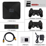 DATA FROG Wireless Video Game Console 4K HDMI-Compatible Retro TV Game Stick Built-in 40000+ Game Support for NDS/PS1/PSP/N64