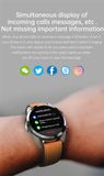 New 454*454 Screen Smart Watch Always Display The Time Bluetooth Call Local Music Smartwatch For Men's Huawei Xiaomi Phone