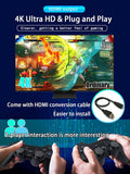 4K HD Video Game Console 2.4G Double Wireless Controller For PS1/FC/GBA Retro TV Dendy Game Console 10000 Games Stick