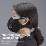 1pcs Bike Face Mask With 3pcs Filter Unisex Mondmasker Halloween Cosplay Masks Outdoors Reusable Mouth Cover Mascarillas Masque