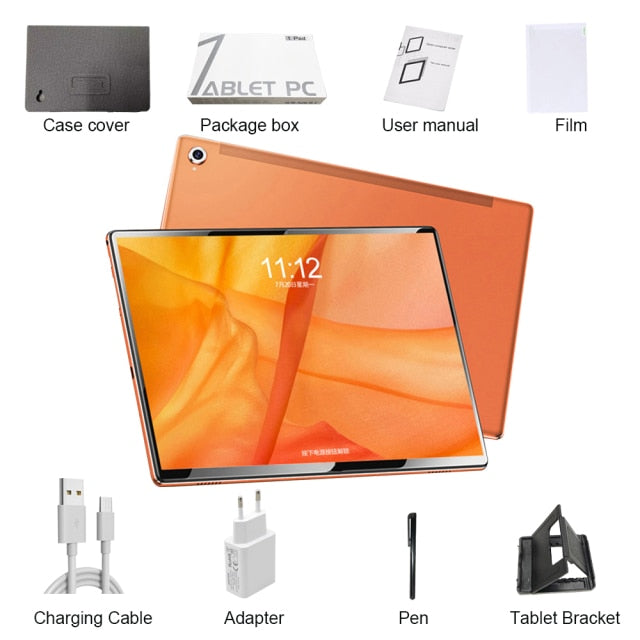 Tablet M40 Pro 10 INCH Tablete 12GB RAM 512GB ROM Tablet Android 10 MT ...