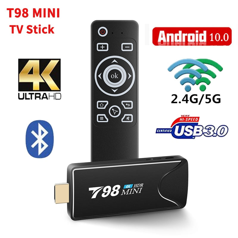 X96 S400 Android 10 TV Stick with 4K Support - 2GB/16GB