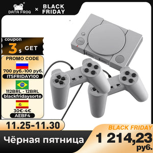 DATA FROG Mini 620 Retro Dendy Video Games Console 8 Bit Support AV Out Family TV Retro Games Controller