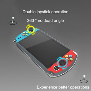 Powkiddy X19 7 inch HD Retro Handheld Game Console  Built in 2000 Game  Double Joystick Support MP4 For PS1 Kid's Gift