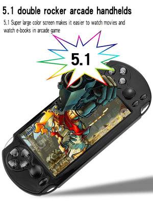Coolbaby X9S 5.1 inch Retro Handheld Game console Support TF card Expand Built in 3000 Game For PSP PS1  Arcade  MD Game