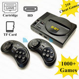 Wireless HD Retro TV Video Game Console For Genesis For MegaDrive 16 Bit Games Support TF Card&Cartridge with 1000 Games