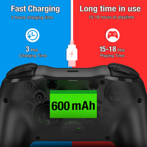 Wireless Bluetooth Gamepad For Nintendo Switch/Switch Lite Built in 600mAh Battery Pro Game Controller For Switch Accessories