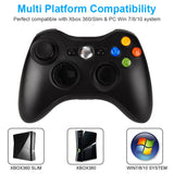 Wireless/Wired Controller Gamepad Compatible with XBOX 360 Wireless Joystick Joypad Compatible with Xbox & Slim 360 PC Windows