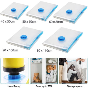 Vacuum Storage Bag Quilts Clothes Waterproof Compression Air Bag Foldable Dustproof and Moisture-Proof Household Storage Sack