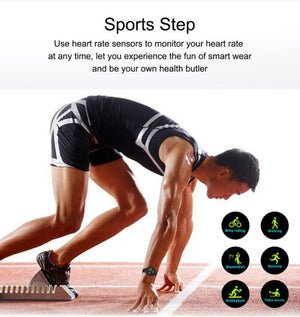 P8Y Smart Watch Men Blood Pressure Waterproof Smartwatch Women Heart Rate Monitor Fitness Tracker Watch Sport For Android IOS