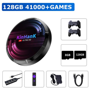 Super Console X Max H96 Retro Video Game Consoles 4K HD WIFI With 50000+ Games For Sega Saturn/PS1/PSP/N64/DC Game Player TV Box