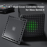 For Xbox series X console Dust Cover + Silicone Dust Plugs Set  Earphone Game Controller Handle Shelf Rack Accessories