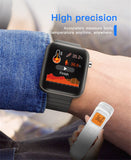 T68 Men Women Smart Watch with Body Temperature Measure Sports Fitness Watch Heart Rate Blood Pressure Oxygen Monitor Smartwatch