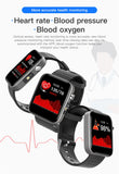 T68 Men Women Smart Watch with Body Temperature Measure Sports Fitness Watch Heart Rate Blood Pressure Oxygen Monitor Smartwatch