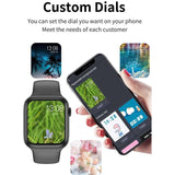 Smart Watch Bluetooth Call Custom Watch Dial Watch 7 T500 Smart Watch For Men Full Touch Screen VS IWO 13 Pro HW22 HW16 DT100 X8