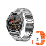 New Bluetooth Call Smart Watch Men Full Touch Sport Fitness Watches Waterproof Heart Rate Steel Band Smartwatch Android iOS