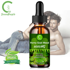 GPGP GreenPeople Natural Horny Goat Weed /Epimedium Extract Aphrodisiac-Drops Improving Male sexual Function Tonifying Kidney