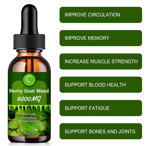 GPGP GreenPeople Natural Horny Goat Weed /Epimedium Extract Aphrodisiac-Drops Improving Male sexual Function Tonifying Kidney