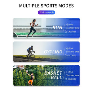 C2 Plus Smartwatch Men Women Sports Bluetooth Fitness Smart Watch Music Control DIY Dial Heart Rate Pedometer Smart Wristband