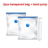 Vacuum Storage Bags Household Clothes Dust-Proof Shoes Package Pouchs Hand Pump Sneakers Cover Sealed Organizer Goods Accessory