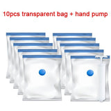 Vacuum Storage Bags Household Clothes Dust-Proof Shoes Package Pouchs Hand Pump Sneakers Cover Sealed Organizer Goods Accessory