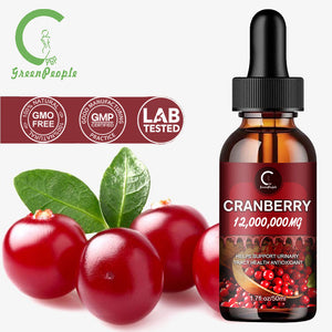 GPGP GreenPeople Natural Cranberry Essential Drops Help Digestion&amp; Gastrointestinal Nursing VitaminC Essential oil Supplement