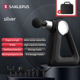 SANLEPUS Massage Gun LCD Display 32 Levels Electric Massager Deep Tissue Muscle Percussion Neck Body Back Relaxation Pain Relief