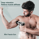 Mini LCD Display Massage Gun Professional Deep Muscle Massager Pain Relief Body Relaxation Fascial Gun Fitness pistola masaje