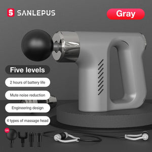 SANLEPUS Professional Massage Gun Deep Muscle Relaxation For Body Neck Shoulder Back Foot Fitness Pain Relief Electric Massager