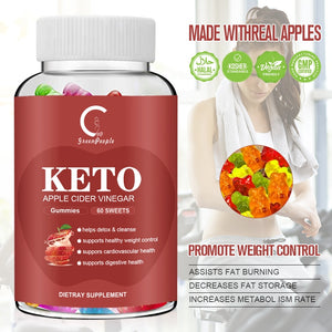 GPGP Greenpeople 21Day Rapid Ketogenic MCT energy Gummies Fudge Slimming Product Sugar&amp;Oil blocking Weight Loss Iteam for adults