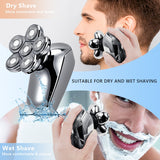 Rechargeable Powerful Beard Hair Electric Shaver For Men Body Trimmer Facial Grooming Kit Electric Razor Balde Shaving Machine
